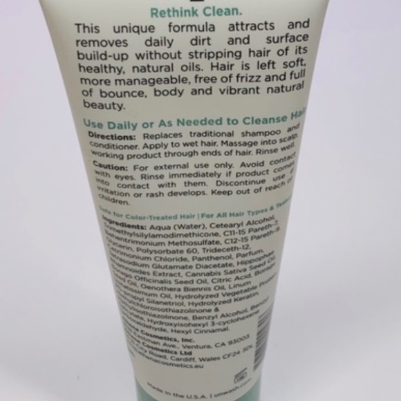 UnWash Bio-Cleansing Conditioner Replaces Shampoo Locks in Oils & Color 2.5 floz - Picture 2 of 3